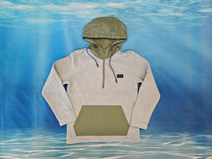 Malaku Quarter Zip Polar Fleece Hoody