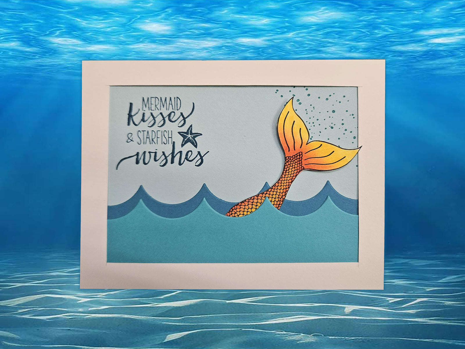 Mermaid Tail Card