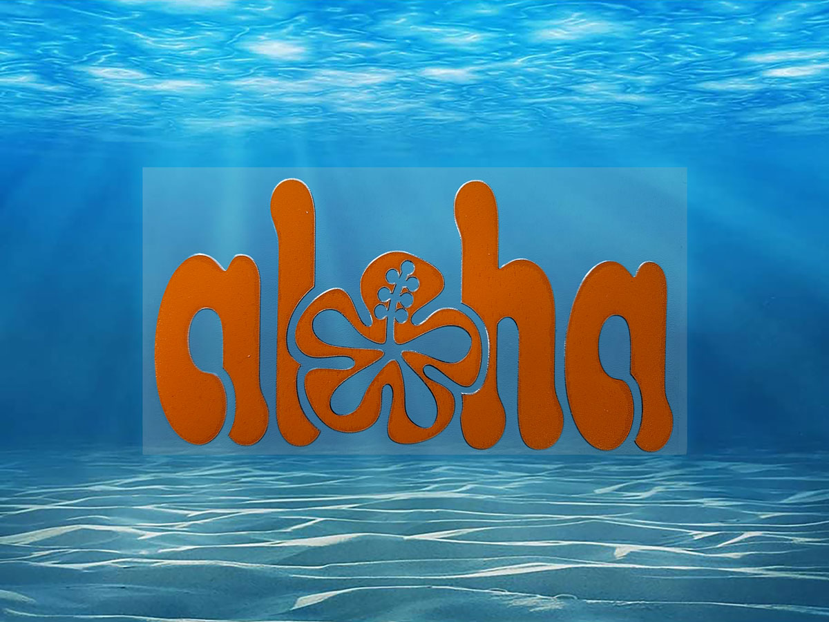 Aloha Die Cut Sticker