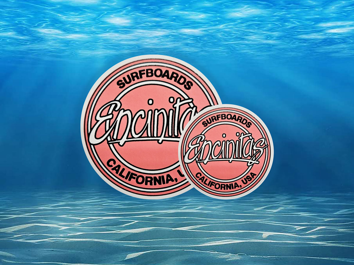 Pink Circle Logo Sticker