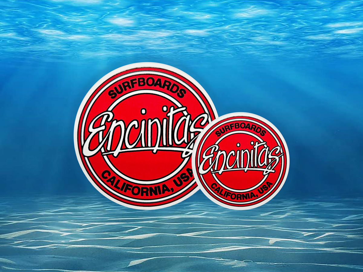 Red Circle Logo Sticker