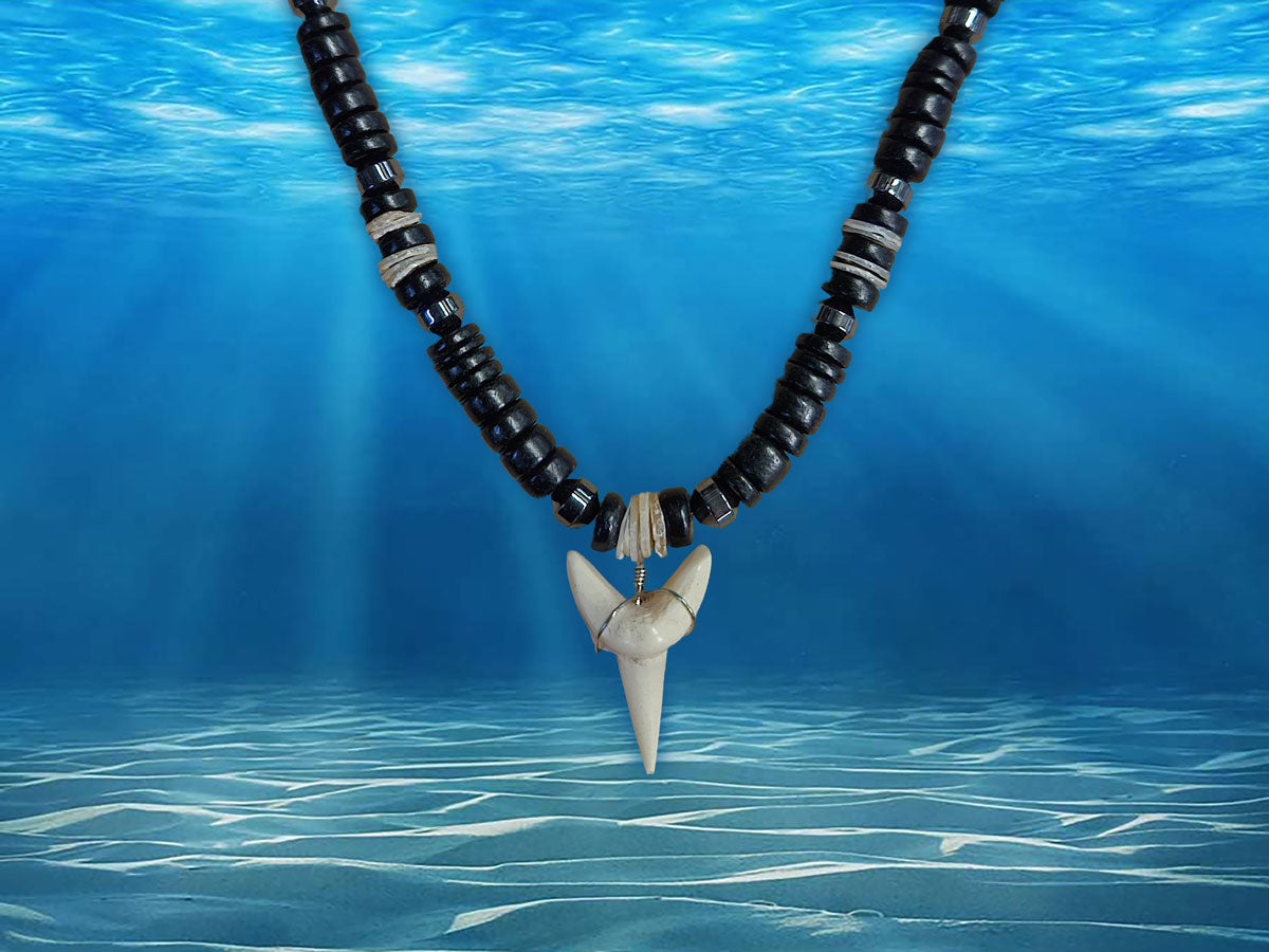 Resin Mako Shark Tooth Necklace