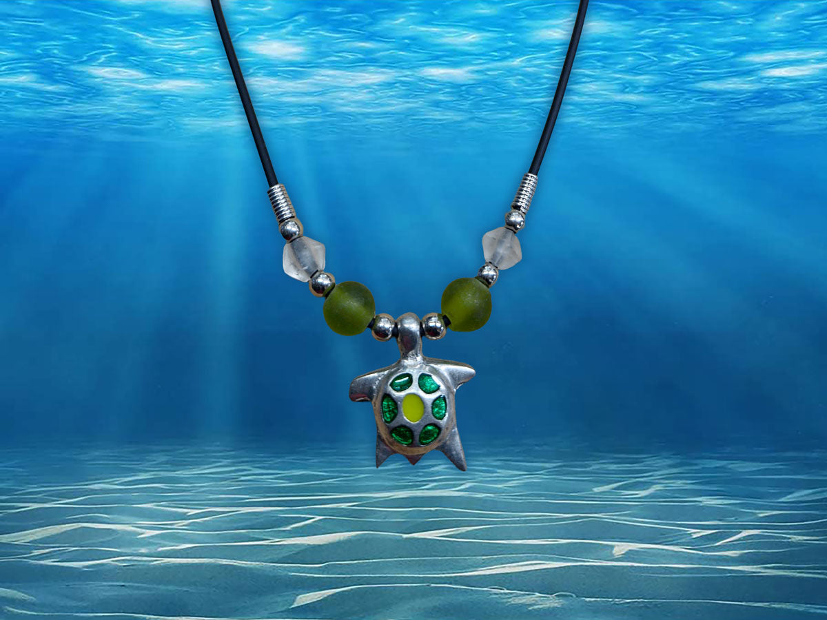 Pewter Turtle Necklace