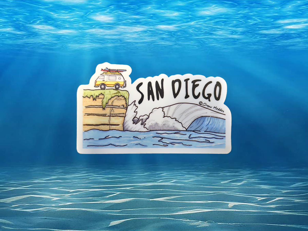 San Diego Van Sticker