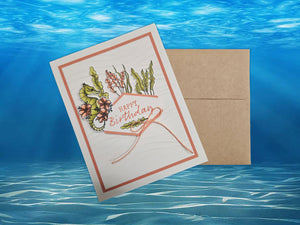 Seagrass Birthday Card
