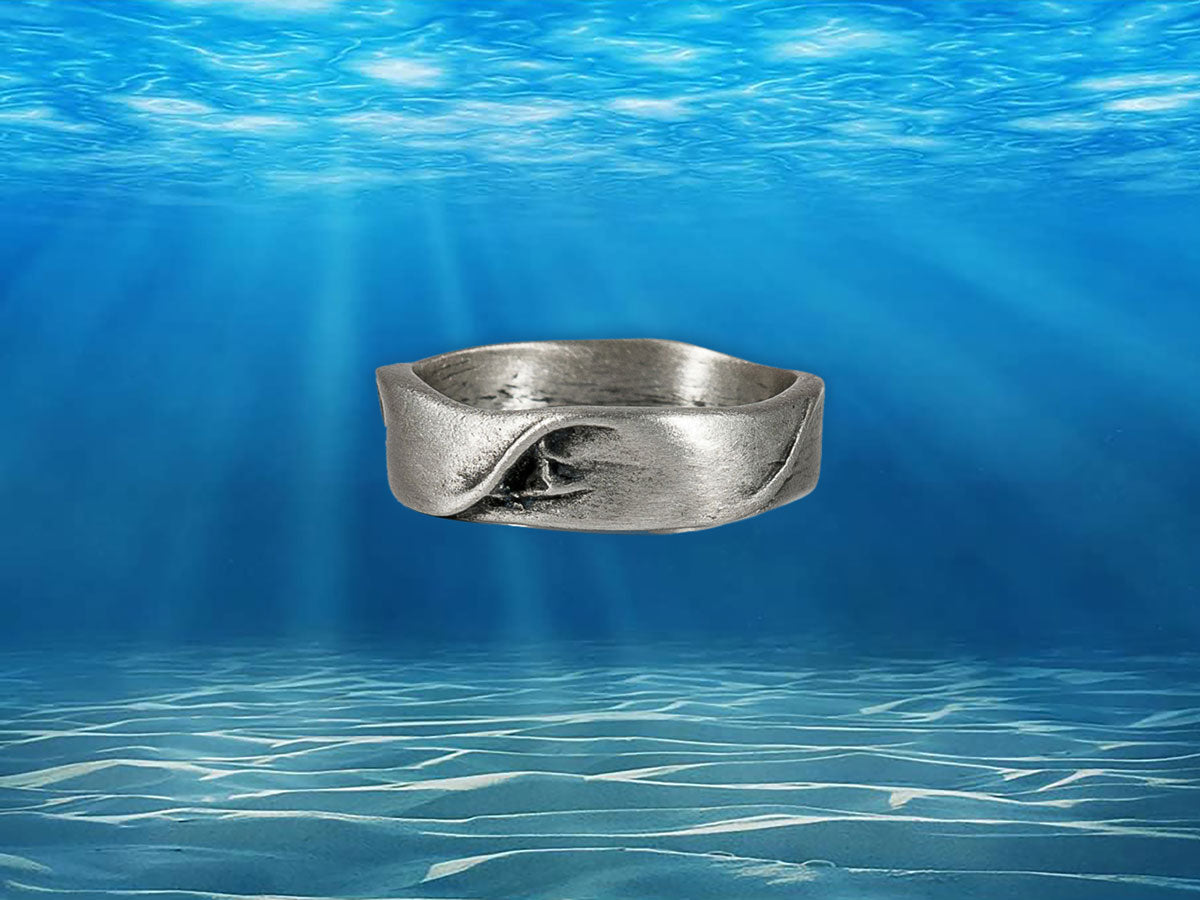 Sequence Pewter Ring