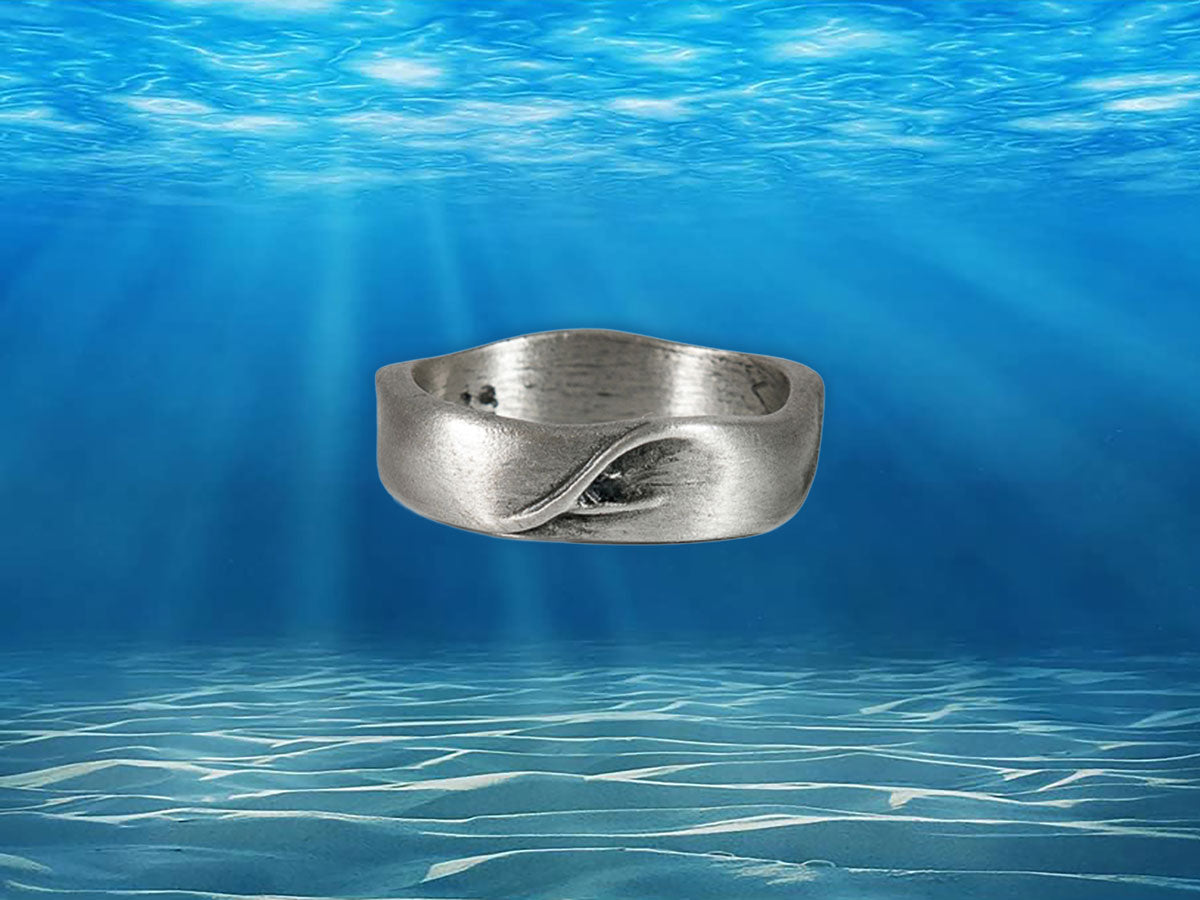 Sequence Pewter Ring