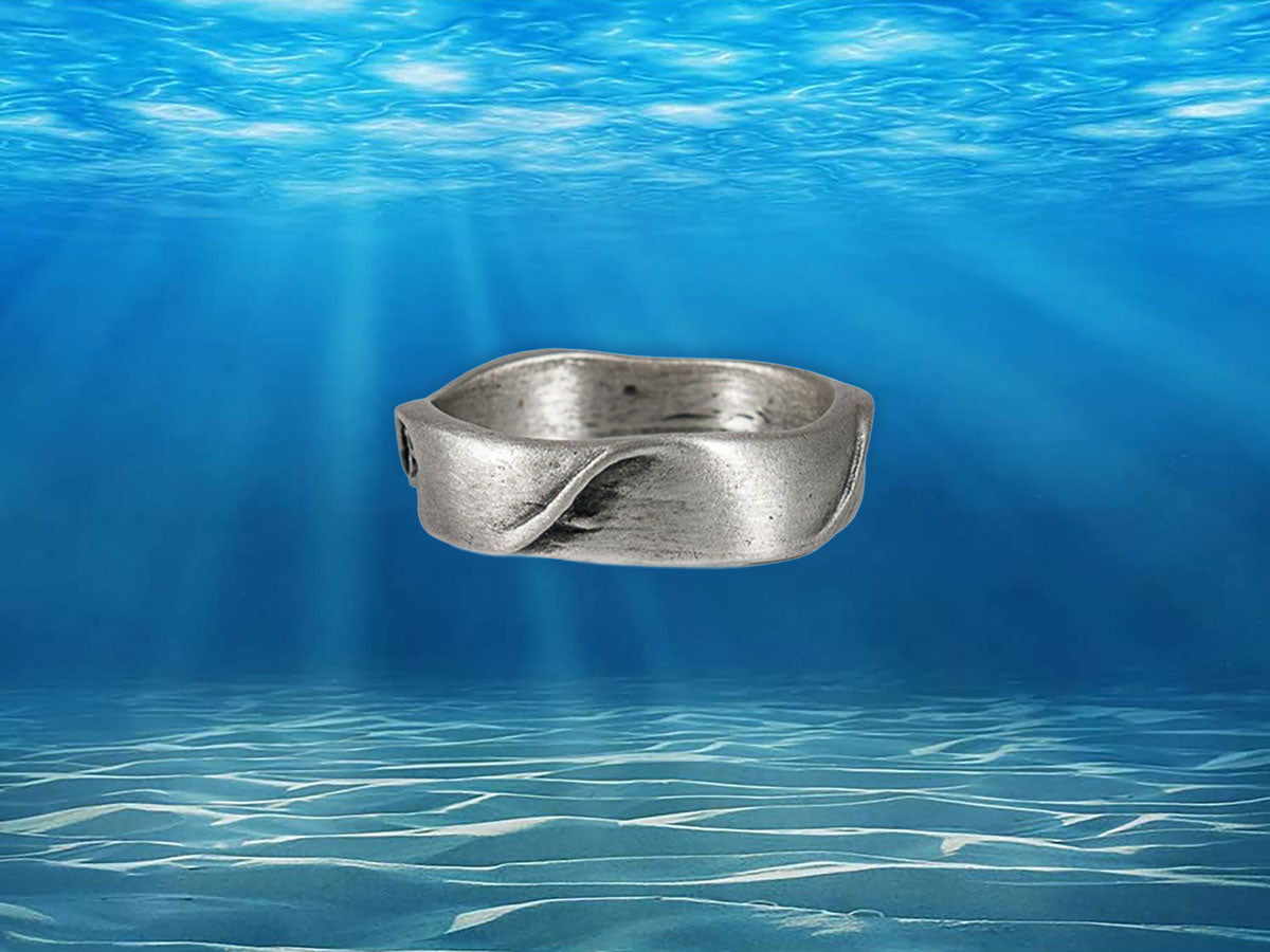 Sequence Pewter Ring