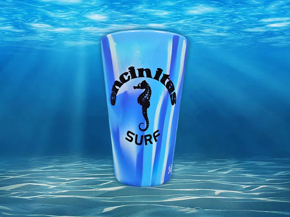 Mountain Marble Enci Sili Pint Glass