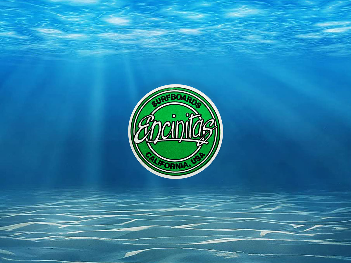 Green Circle Logo Sticker