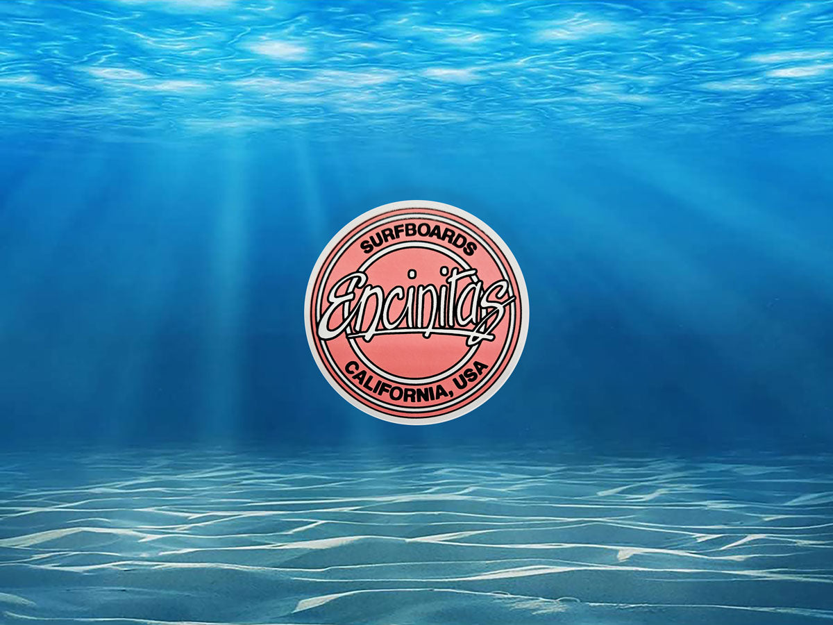 Pink Circle Logo Sticker