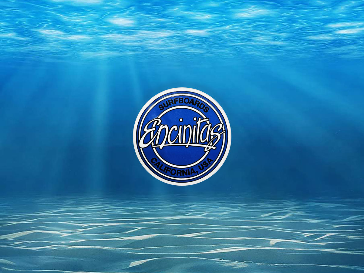 Royal Blue Circle Logo Sticker