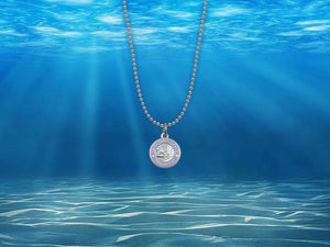 Small Silver Saint Christopher Pendant