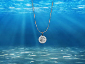 Small Silver Saint Christopher Pendant