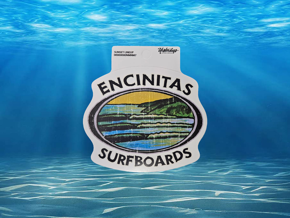 Sunset Lineup Sticker