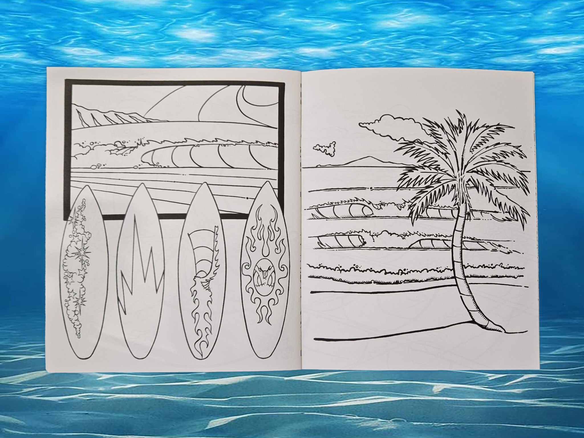 Surf Craft Colouring In Surf Coloring Sheets: Fun Printable Pages for All Ages