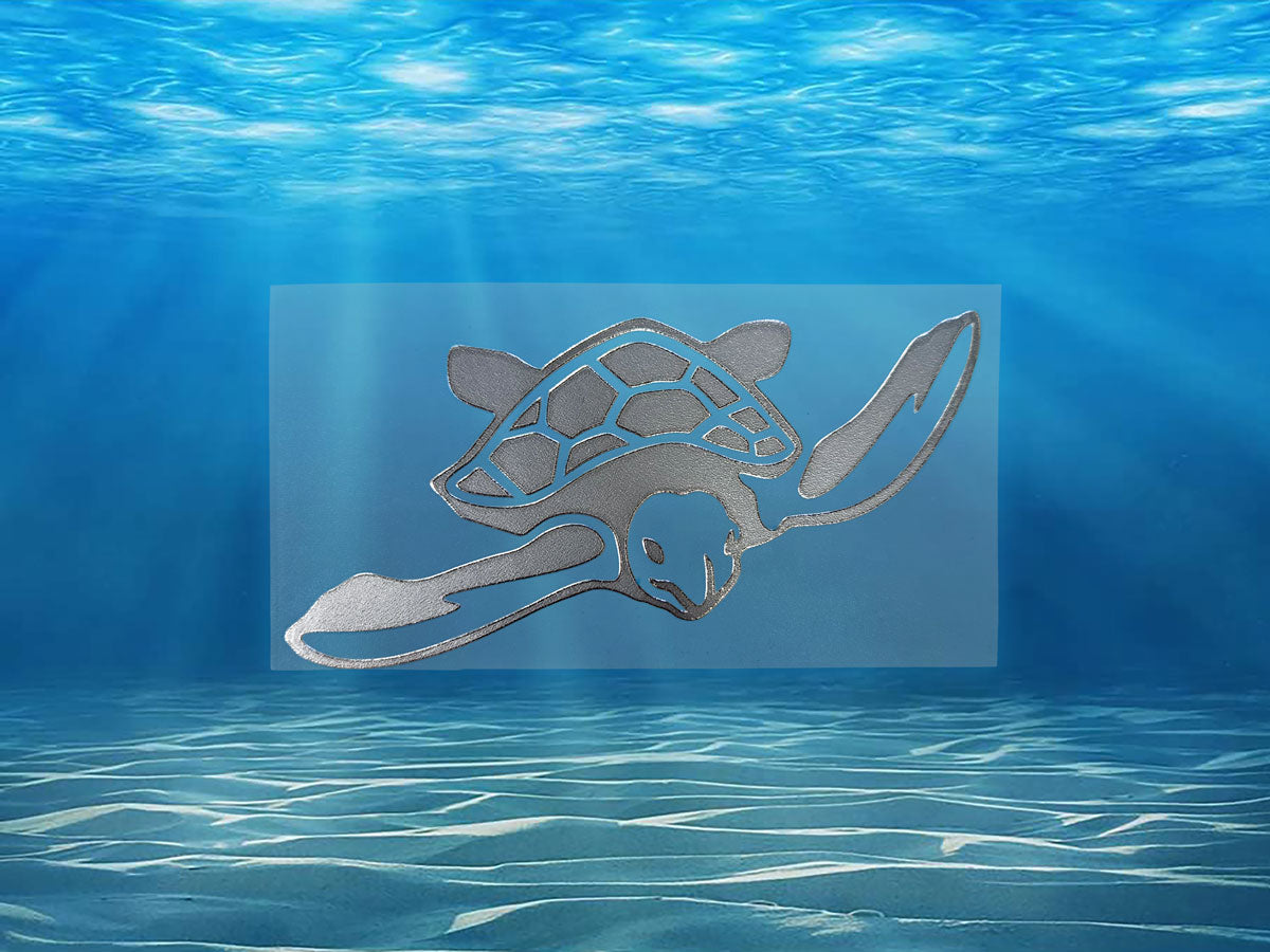 Turtle Die Cut Sticker