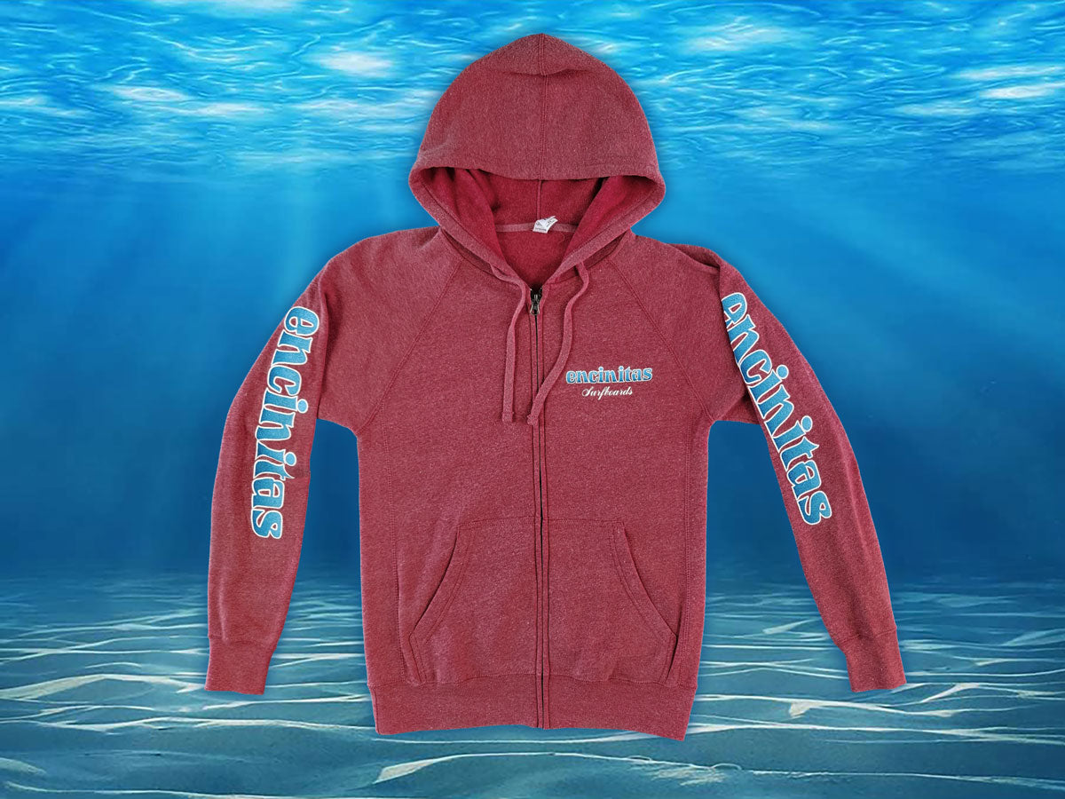 Unisex Blue Fade Icon Zip Hoody