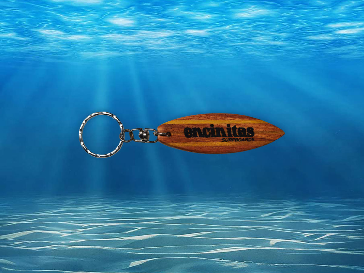 Encinitas Kona Surfboard Keychain