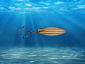 Encinitas Maple Surfboard Keychain