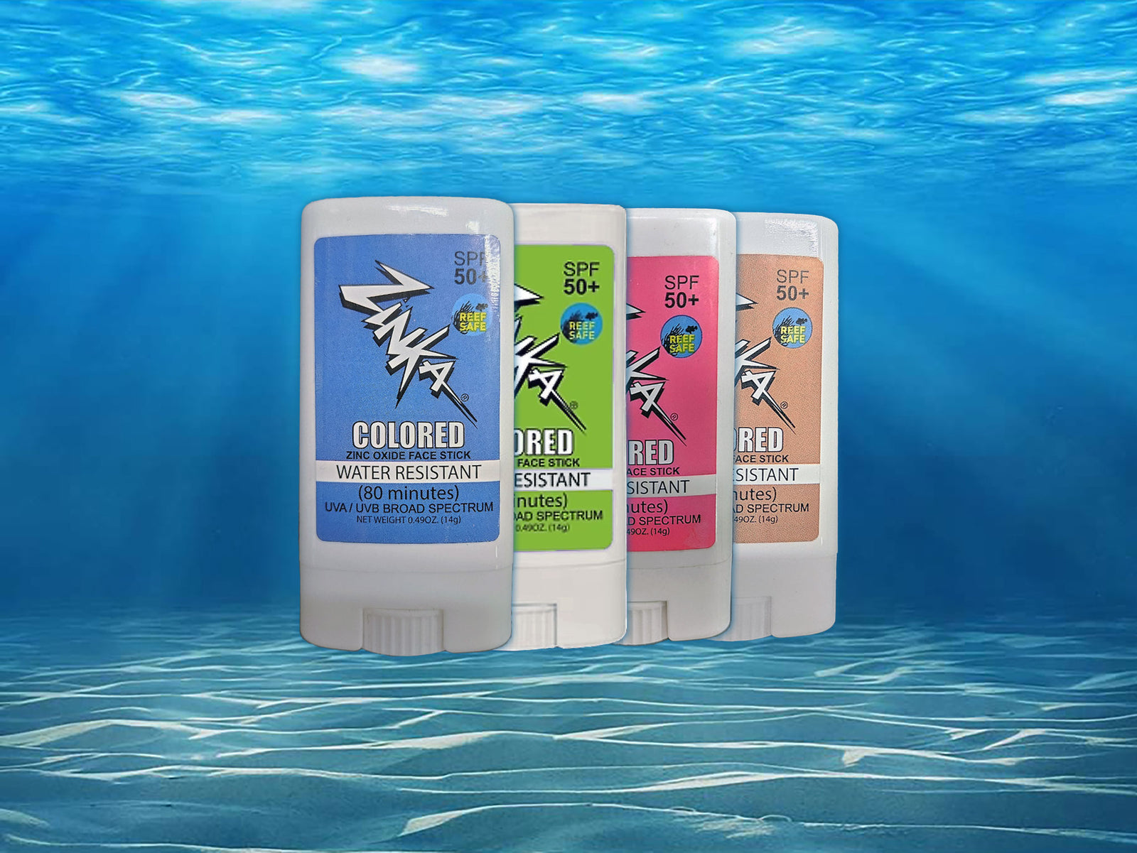 Zinka SPF50+ Colored Face Stick