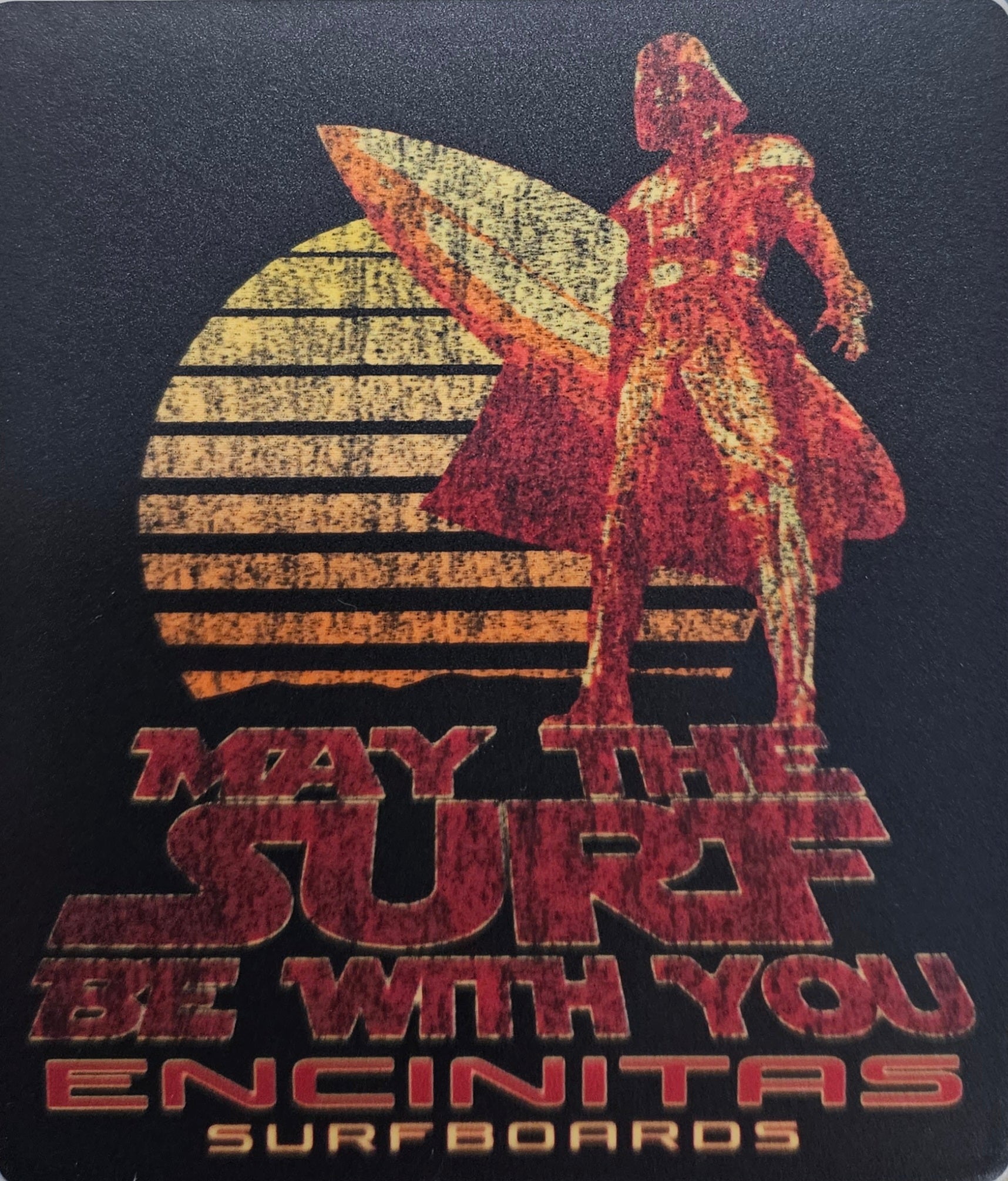 Vader Surfs Sticker