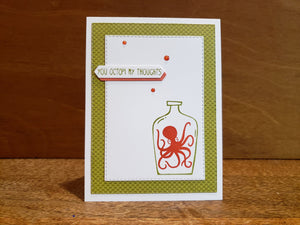 You Octopi My Thoughts Card-MB Squared Designs-birthday,birthday card,card,gift,greeting card,idea,seahorse,shells