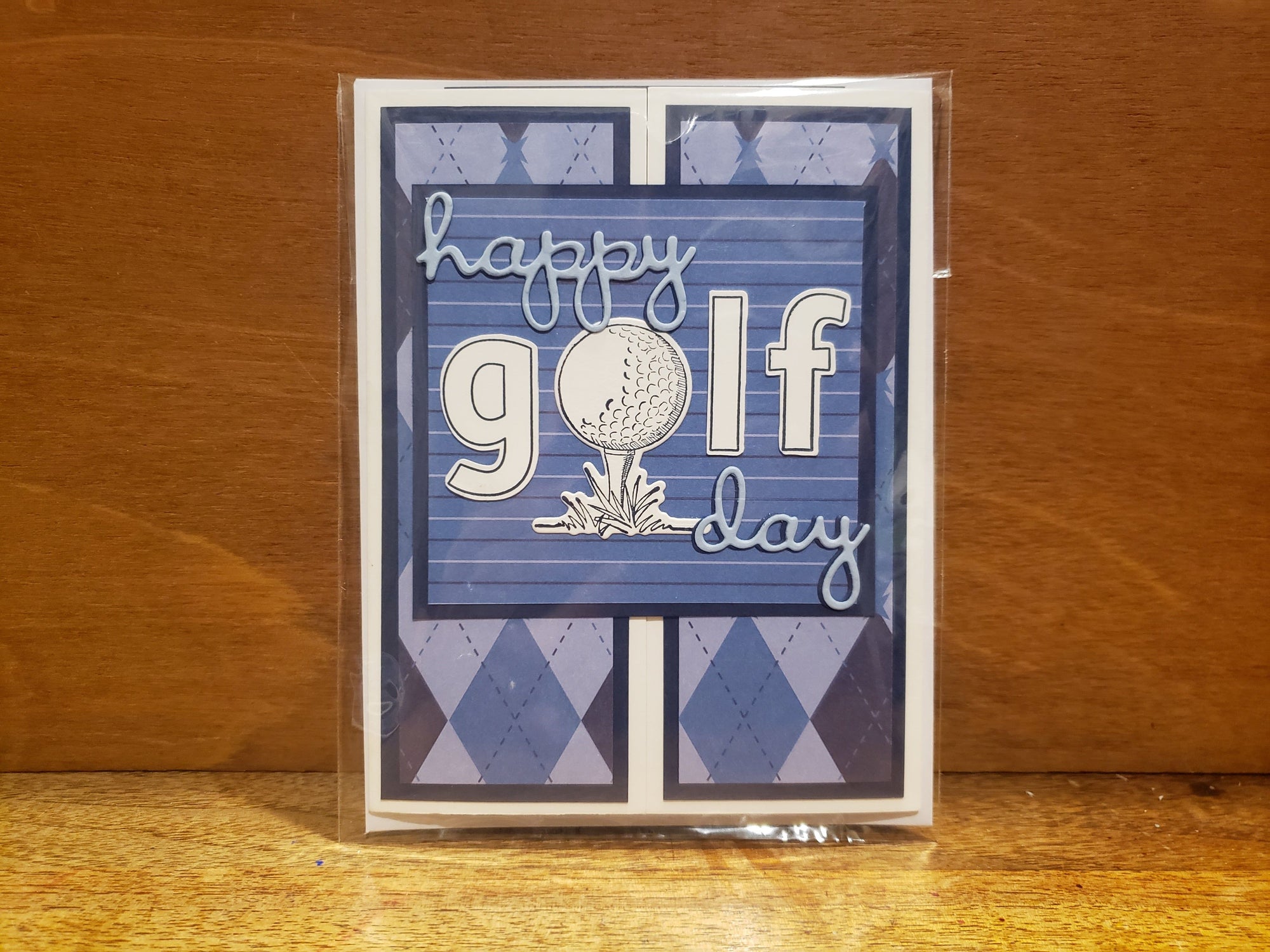 Happy Golf Day Moving Card-MB Squared Designs-birthday,birthday card,card,gift,golf ball,greeting card,idea,tee,tiki