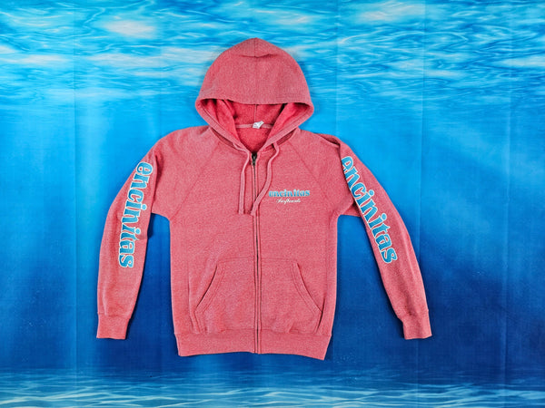 Unisex Blue Fade Icon Zip Hoody - Encinitas Surfboards