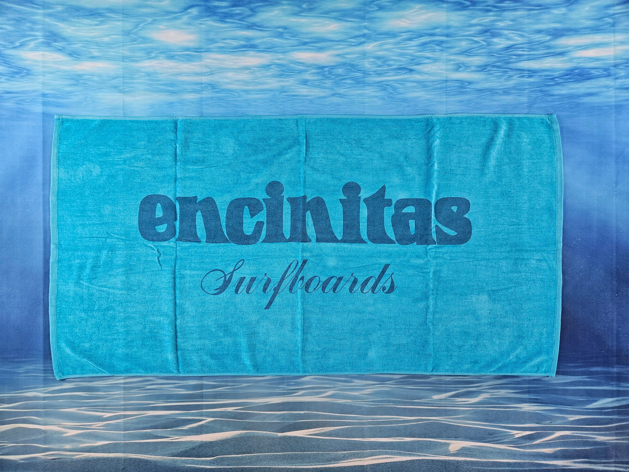 Basic Printed Beach Towel-Encinitas Surfboards-accessories,black,encinitas,encinitassurfboards,golf,surfboards,towel