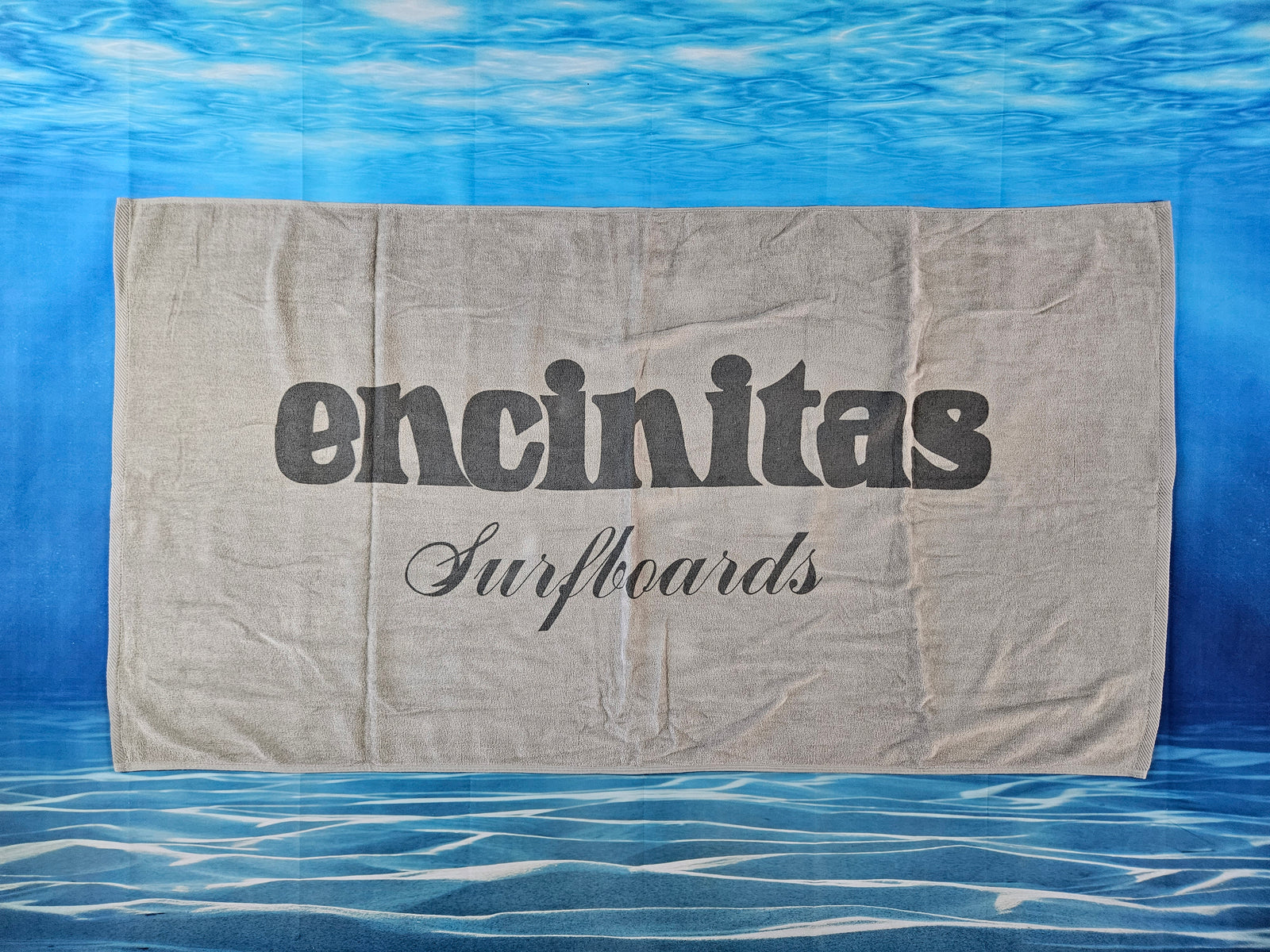 Basic Printed Beach Towel-Encinitas Surfboards-accessories,black,encinitas,encinitassurfboards,golf,surfboards,towel