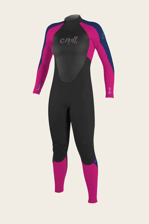 3/2 Girl's Epic Back Zip-O'Neill-back zip,black,entry level,epic,fullsuit,o'neill,oneill wetsuit,wetsuit,youth