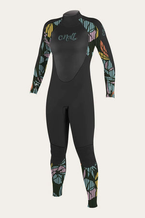 4/3 Girl's Epic Back Zip-O'Neill-back zip,black,entry level,epic,fullsuit,o'neill,oneill wetsuit,wetsuit,youth
