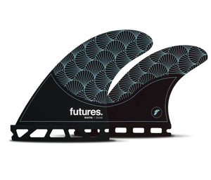 Futures Rasta Honeycomb Quad-Futures-bamboo,dave rastovich,fins,futures,rasta,speed control,surfboard