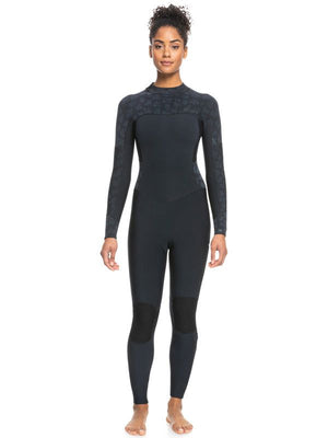 3/2 Swell Series BZ Fullsuit-Roxy-back zip,black,fullsuit,Roxy,wetsuit
