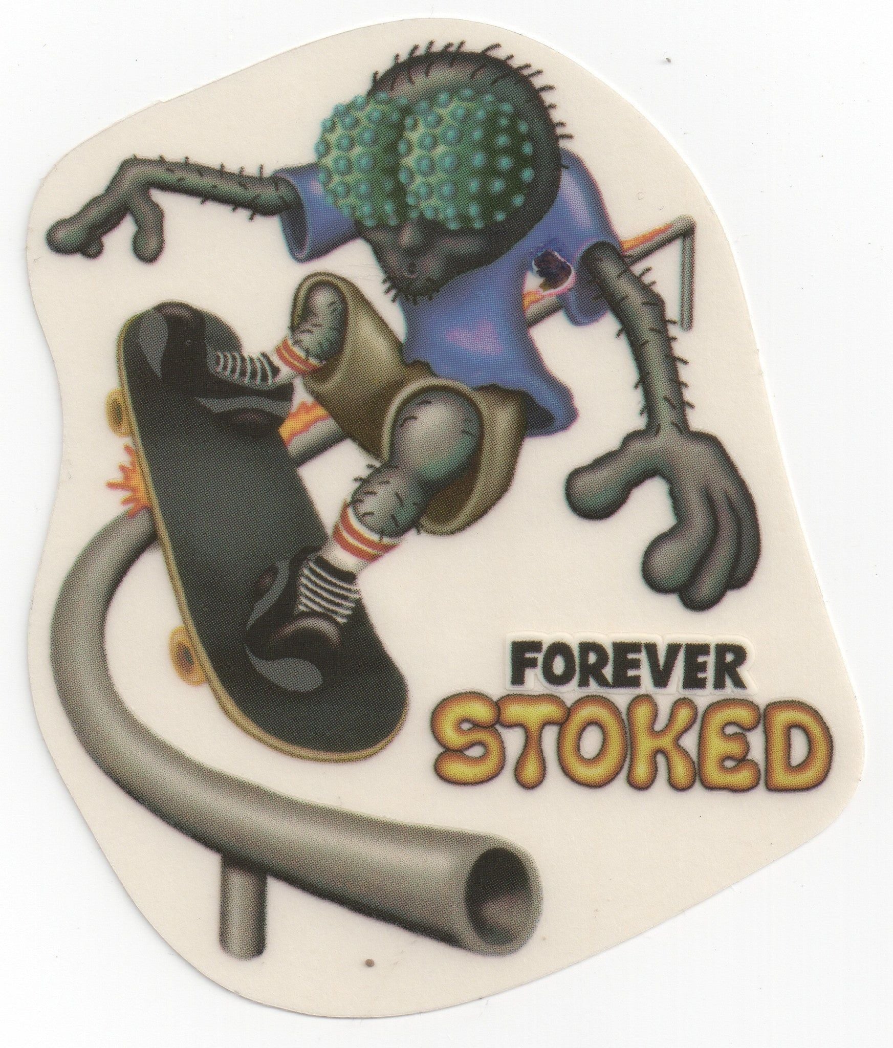 FS Fly Grind-Forever Stoked-fly,forever,grind,kids,rail,shortboard,skateboard,sticker,stoked,youth