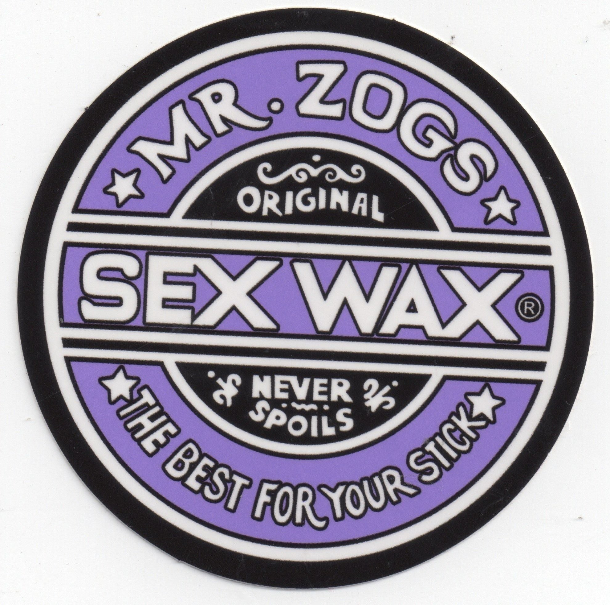 Sex Wax Sticker Solid-Zog Industries-blue,color,green,mr,orange,pruple,red,sex,solid,sticker,wax,yellow,zogs