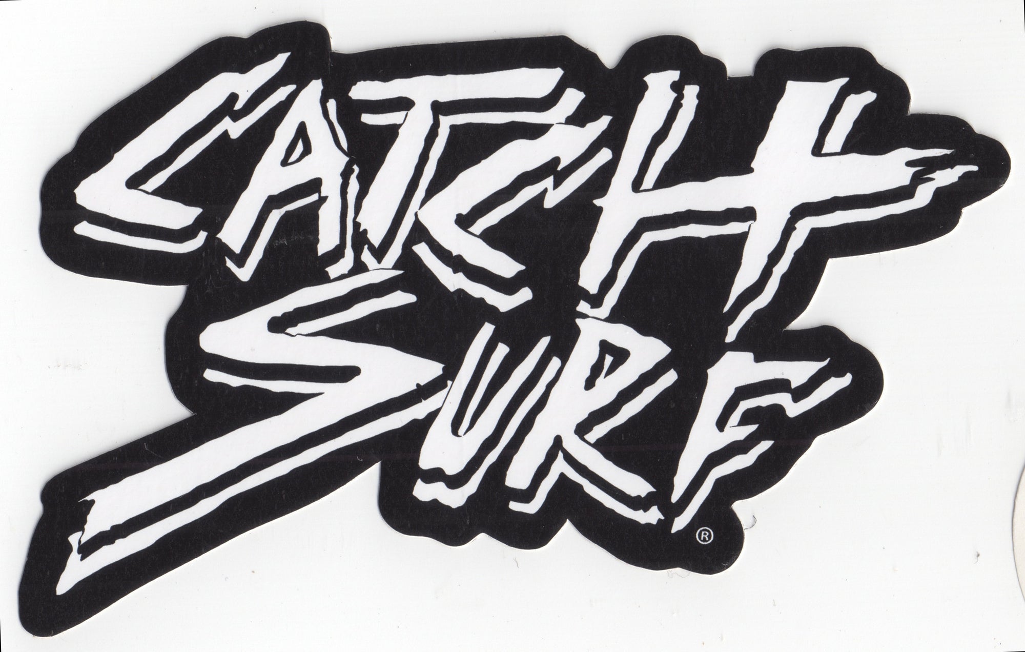 Catch Surf Logo Large-Catch Surf-beater,black,board,brand,catch,sticker,surf,surfboard,white